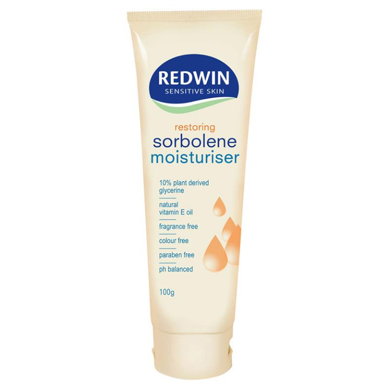 Redwin Sorbolene Cream With Vitamin E 100g front image on Livehealthy HK imported from Australia