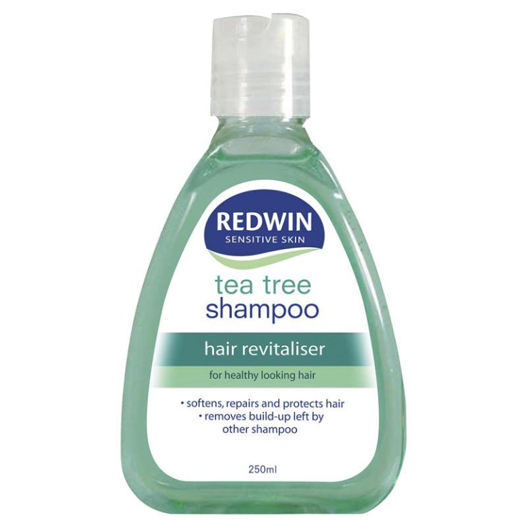 Redwin Tea Tree Shampoo 250ml front image on Livehealthy HK imported from Australia