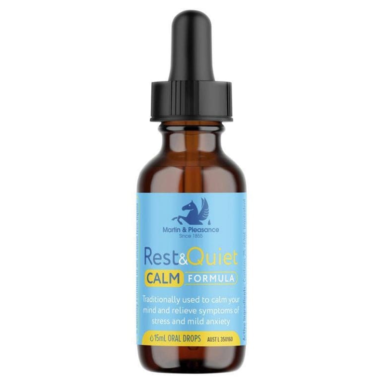 Rest & Quiet Calm Formula Dropper 15ml front image on Livehealthy HK imported from Australia