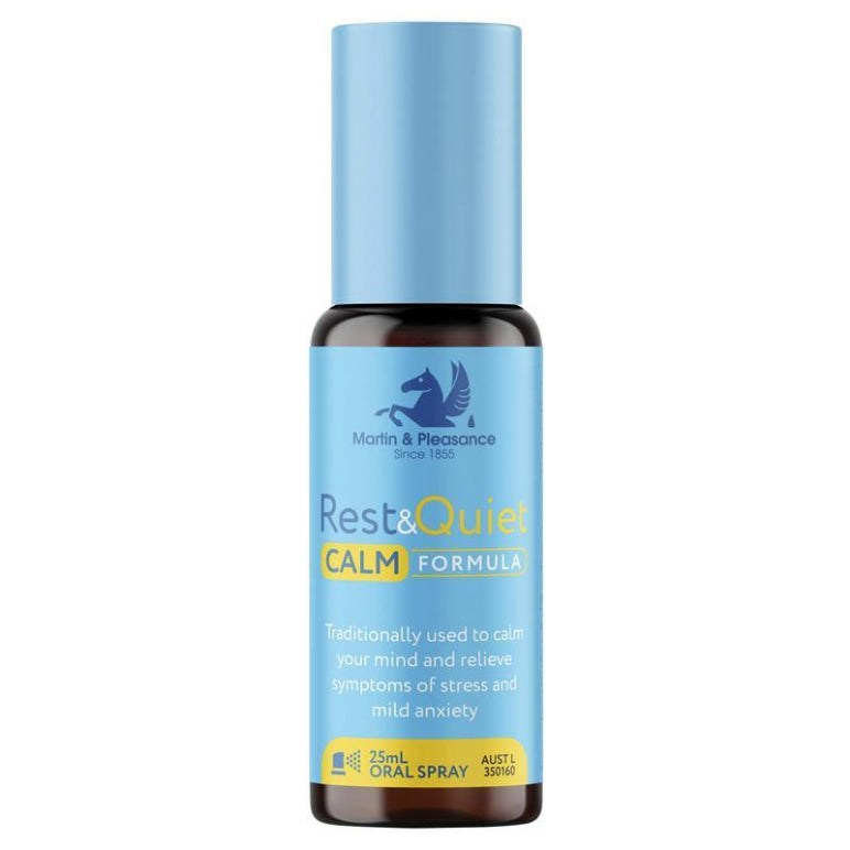 Rest & Quiet Calm Formula Spray 25ml front image on Livehealthy HK imported from Australia