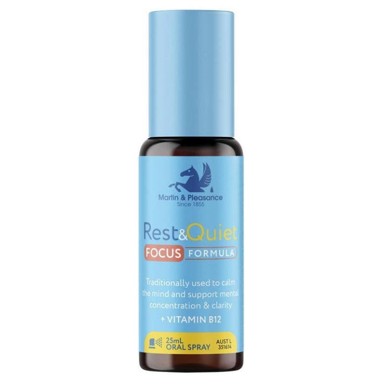 Rest & Quiet Focus Formula Spray 25ml front image on Livehealthy HK imported from Australia