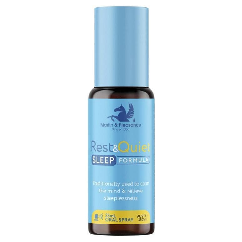 Rest & Quiet Sleep Formula Spray 25ml front image on Livehealthy HK imported from Australia