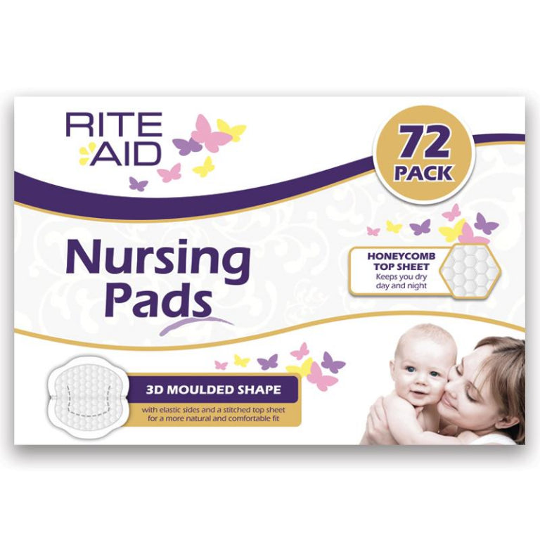 Rite Aid Nursing Pads 72 Pack front image on Livehealthy HK imported from Australia