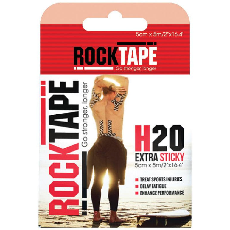 Rocktape H20 Beige 5cm x 5m front image on Livehealthy HK imported from Australia