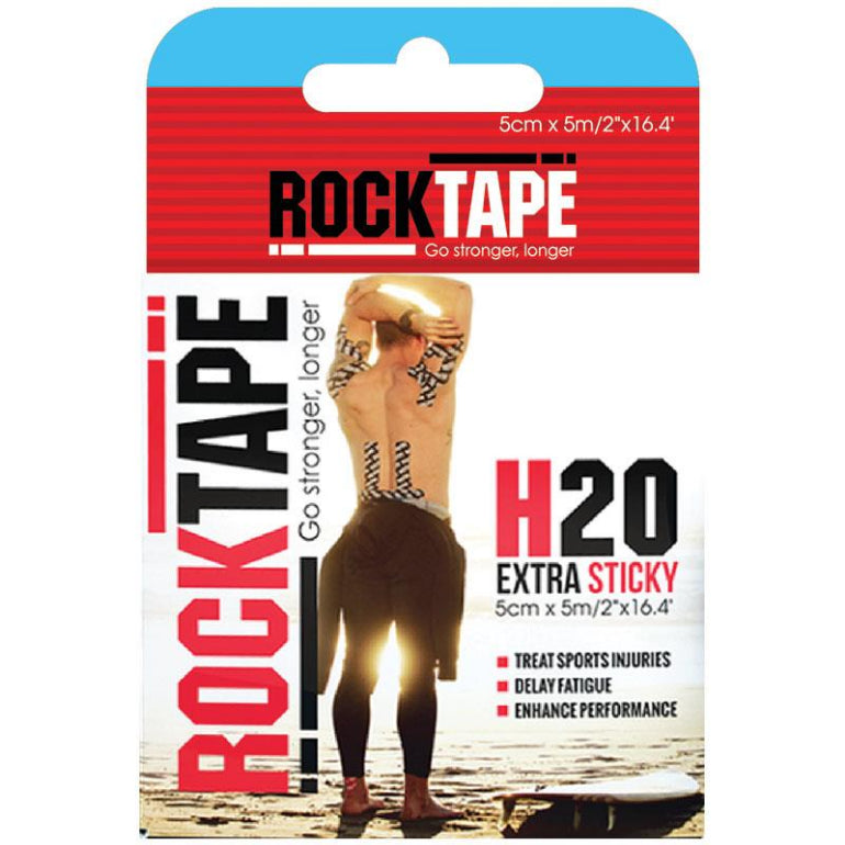 Rocktape H20 Blue 5cm x 5m front image on Livehealthy HK imported from Australia