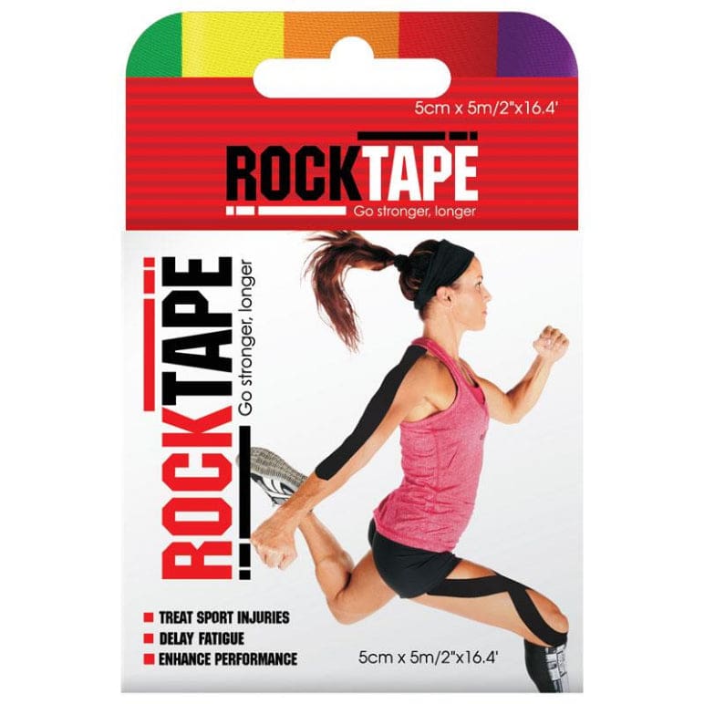 Rocktape Kinesiology Tape Rainbow 5cm x 5m front image on Livehealthy HK imported from Australia