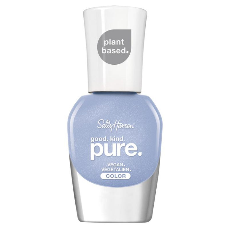Sally Hansen Good Kind Pure Nail Polish Crystal Blue 10ml front image on Livehealthy HK imported from Australia