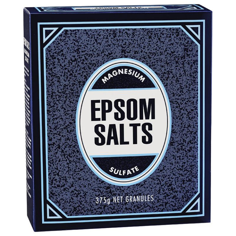 Sanofi Epsom Salts - Magnesium Sulfate Bath Crystals 375g front image on Livehealthy HK imported from Australia