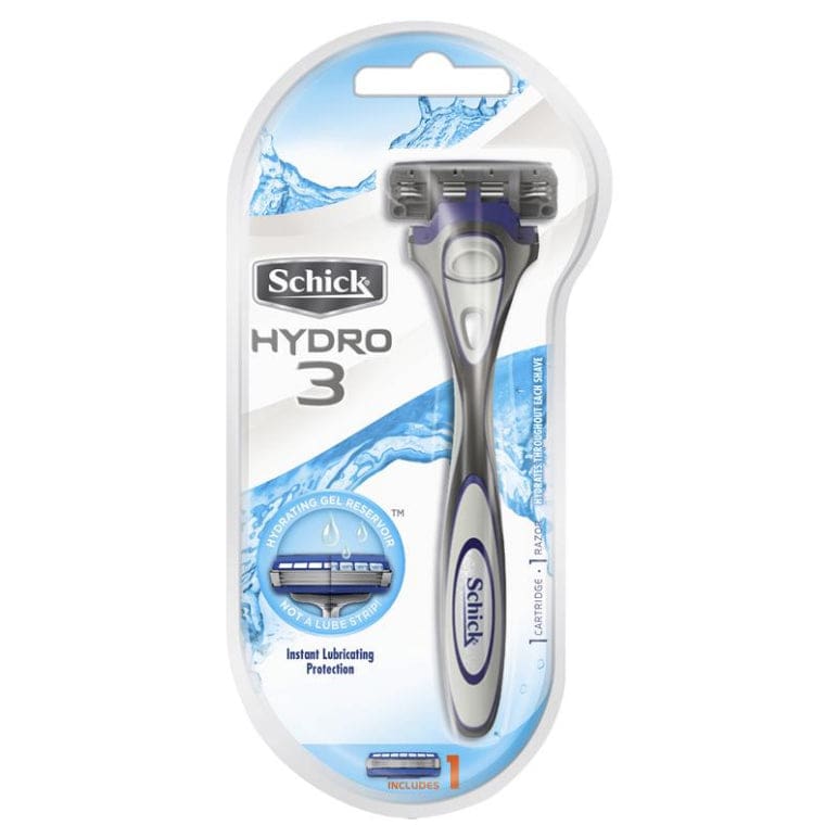 Schick Hydro 3 Mens Razor Kit 1 front image on Livehealthy HK imported from Australia