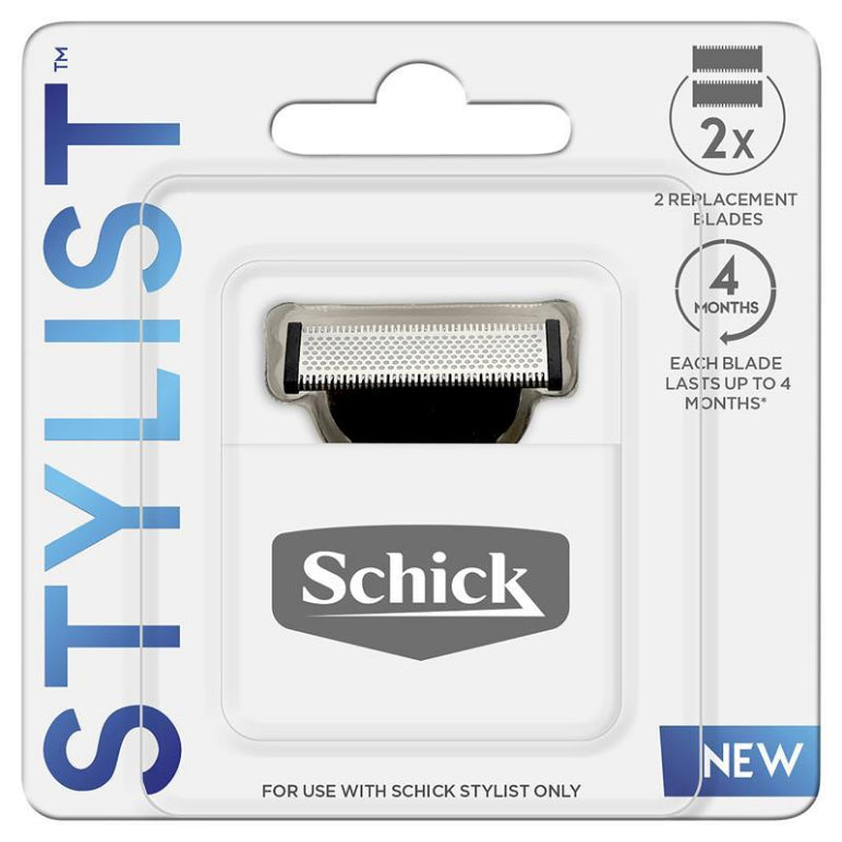 Schick Stylist Blade 2 Pack front image on Livehealthy HK imported from Australia
