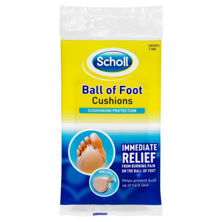 Scholl Ball of Foot Cushion Shoe Insole 1 un front image on Livehealthy HK imported from Australia