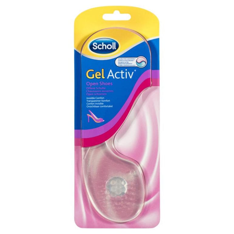 Scholl Gel Activ Insoles For Open Shoes front image on Livehealthy HK imported from Australia