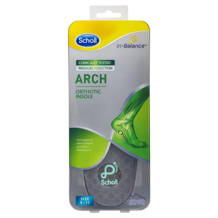 Scholl In Balance Ball of Foot & Arch Orthotic Insole Large front image on Livehealthy HK imported from Australia