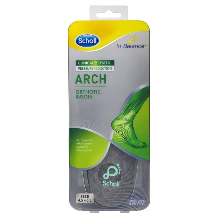 Scholl In Balance Ball of Foot & Arch Orthotic Insole Small front image on Livehealthy HK imported from Australia