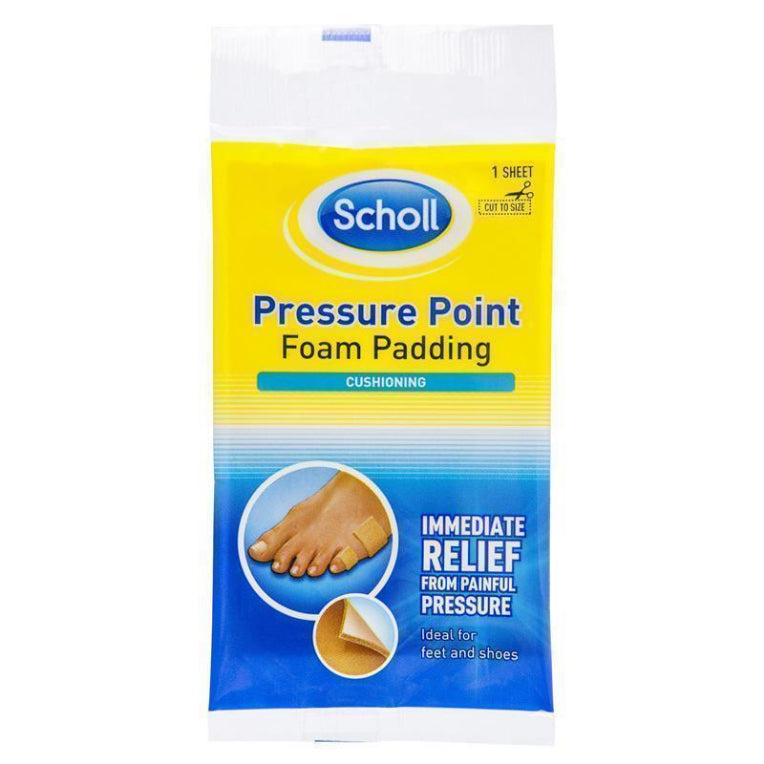 Scholl Pressure Point Adhesive Foam front image on Livehealthy HK imported from Australia