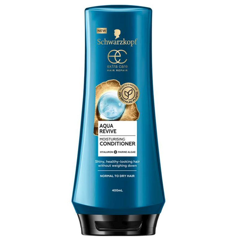 Schwarzkopf Extra Care Aqua Revive Moisturising Conditioner 400ml front image on Livehealthy HK imported from Australia