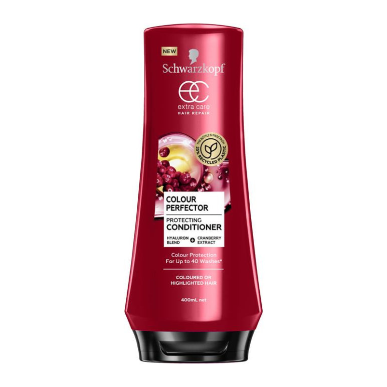 Schwarzkopf Extra Care Colour Perfector Protecting Conditioner 400ml front image on Livehealthy HK imported from Australia