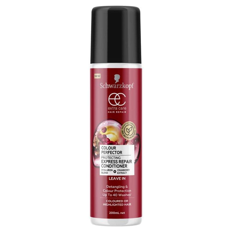 Schwarzkopf Extra Care Colour Perfector Protecting Express Repair Conditioner 200mL front image on Livehealthy HK imported from Australia