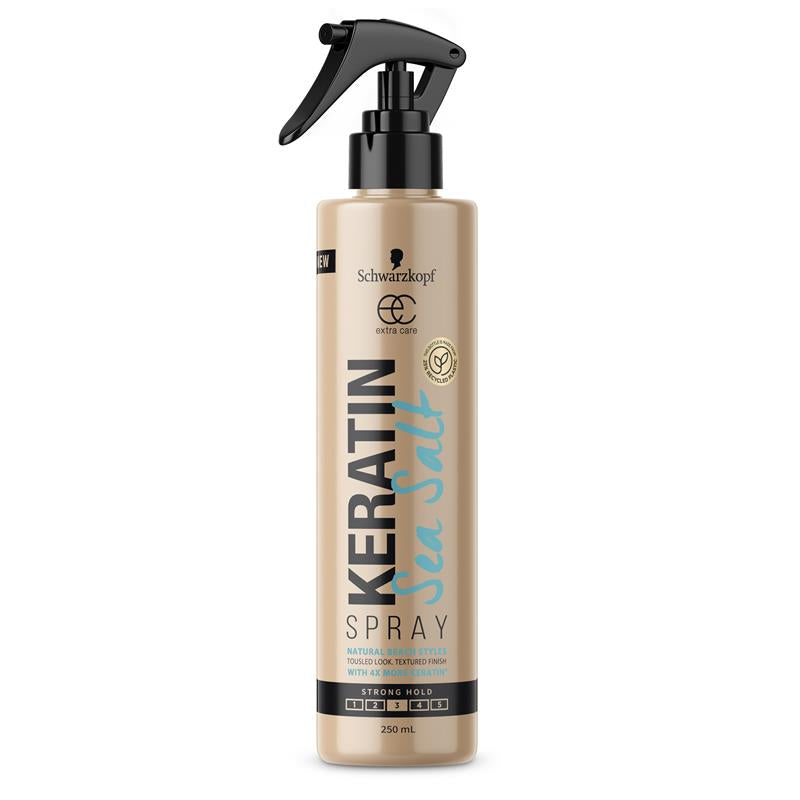 Schwarzkopf Extra Care Keratin Sea Salt Spray 250ml front image on Livehealthy HK imported from Australia