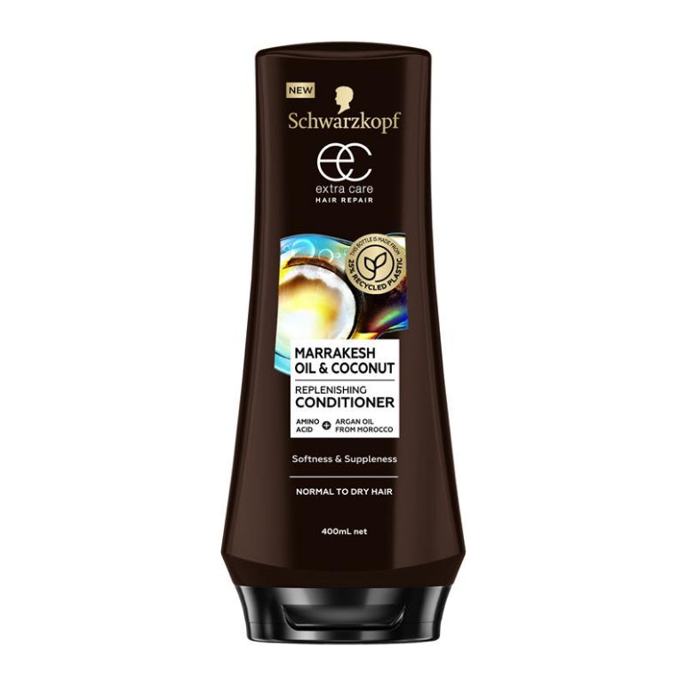 Schwarzkopf Extra Care Marrakesh Oil & Coconut Replenishing Conditioner 400ml front image on Livehealthy HK imported from Australia