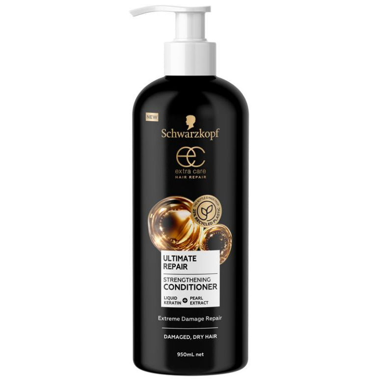 Schwarzkopf Extra Care Ultimate Repair Strengthening Conditioner 950ml front image on Livehealthy HK imported from Australia