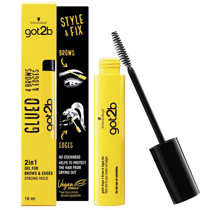 Schwarzkopf got2b glued 4 brows & edges 16ml front image on Livehealthy HK imported from Australia