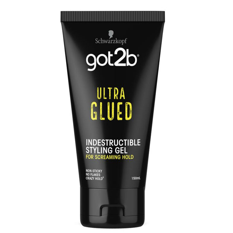 Schwarzkopf Got2b Ultra Glued Gel 150ml front image on Livehealthy HK imported from Australia