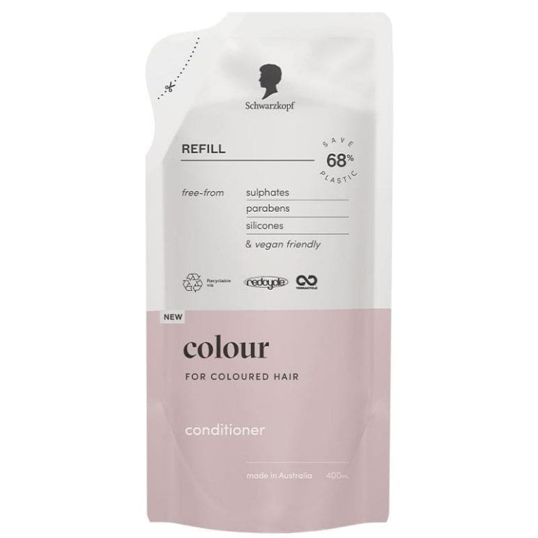 Schwarzkopf Sustainable Colour Conditioner Refill 400ml front image on Livehealthy HK imported from Australia