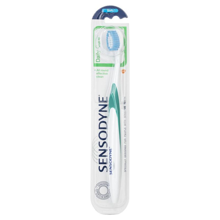Sensodyne Sensitive Daily Care Soft Toothbrush 1 pack front image on Livehealthy HK imported from Australia