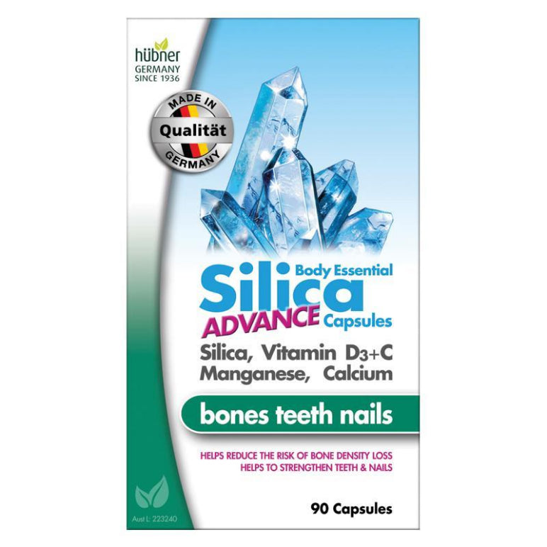 Silicea Silica Advance 90 Capsules front image on Livehealthy HK imported from Australia