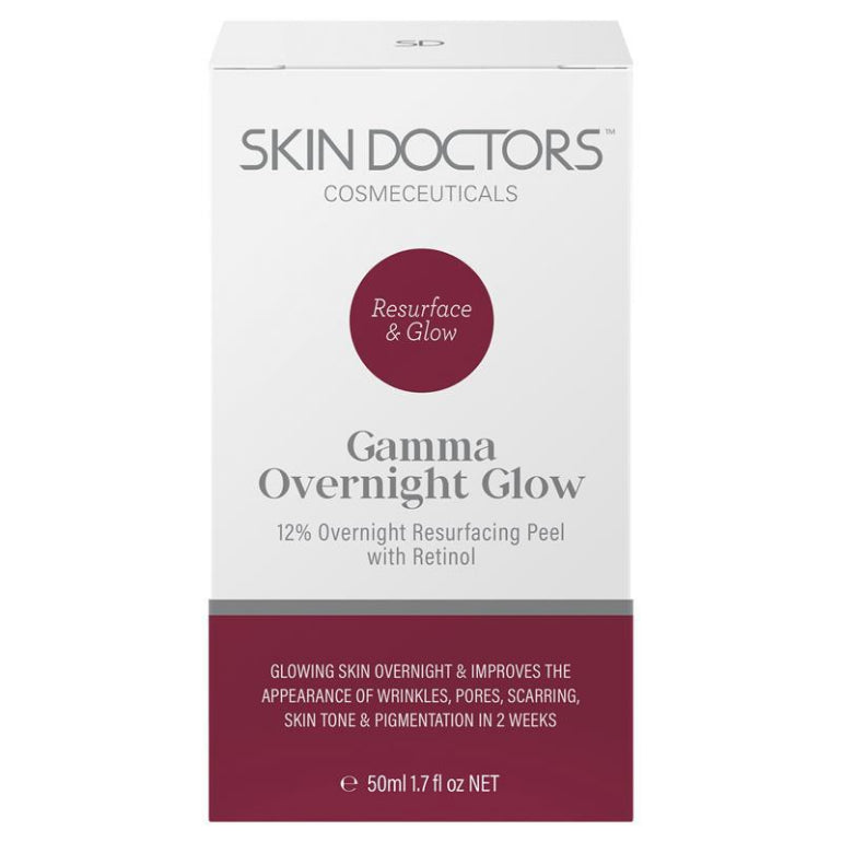 Skin Doctors Gamma Overnight Glow 50ml front image on Livehealthy HK imported from Australia