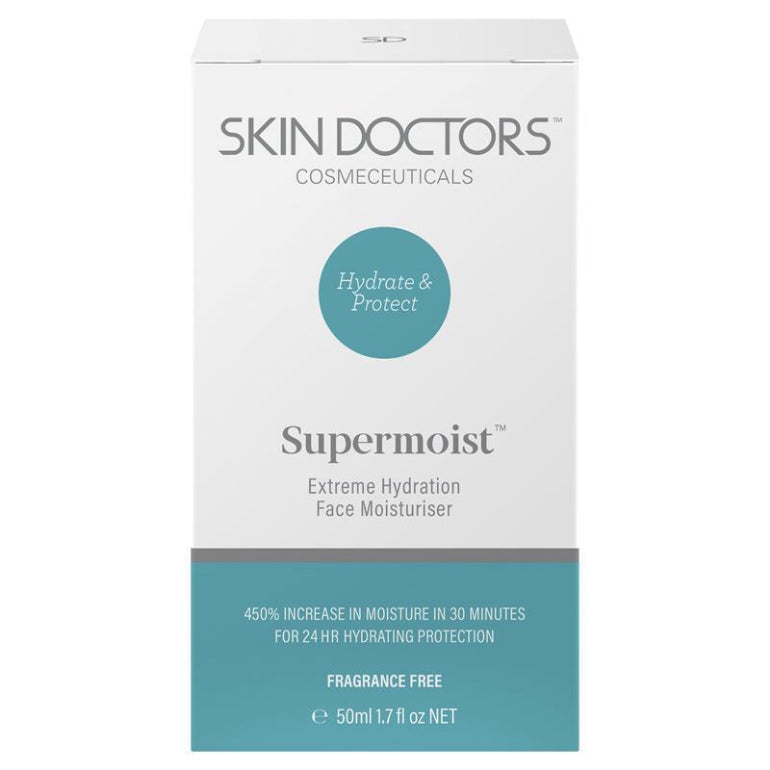 Skin Doctors Supermoist Hydration Face Cream 50ml front image on Livehealthy HK imported from Australia