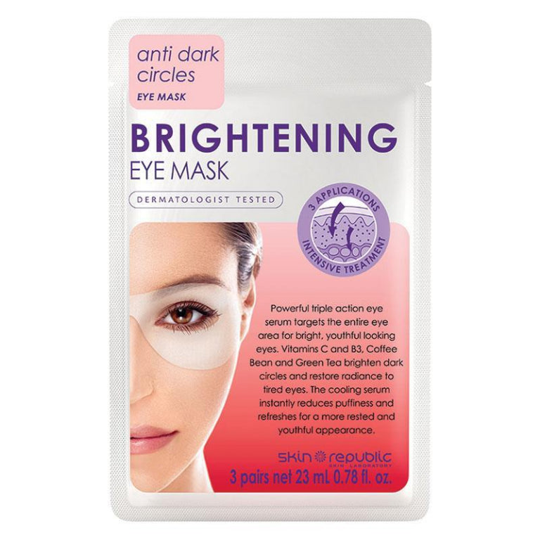 Skin Republic Brightening Eye Mask front image on Livehealthy HK imported from Australia