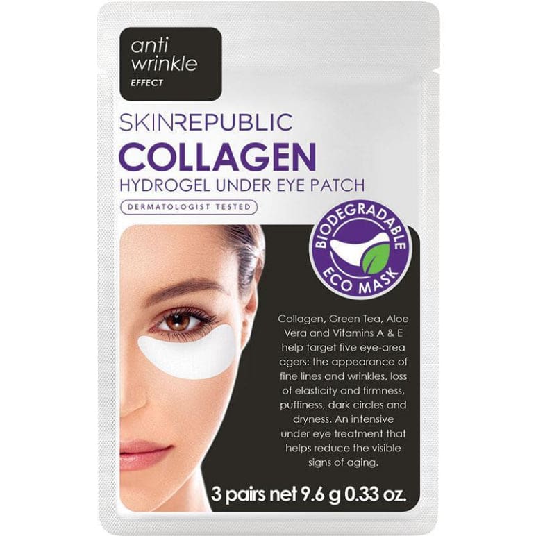 Skin Republic Collagen Under Eye Patches front image on Livehealthy HK imported from Australia