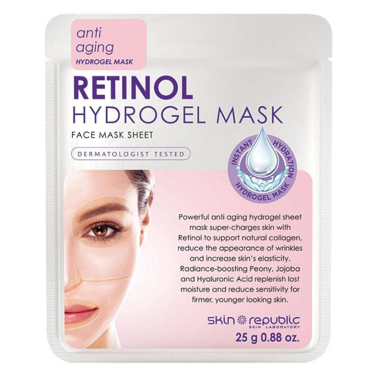Skin Republic Retinol Hydrogel Mask front image on Livehealthy HK imported from Australia