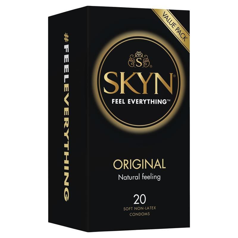 SKYN Original Condoms 20 Pack front image on Livehealthy HK imported from Australia