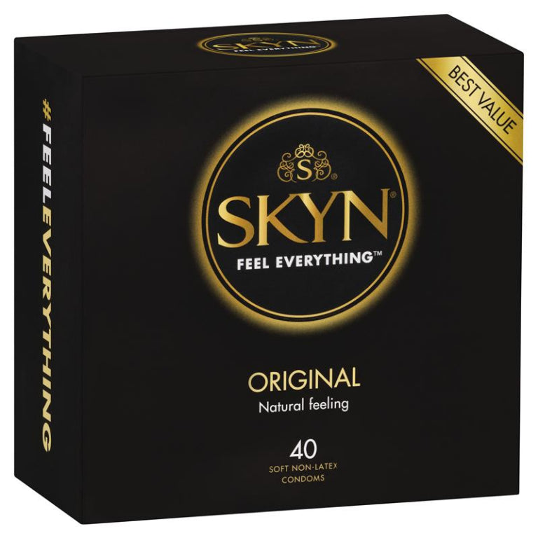 SKYN Original Condoms 40 Pack front image on Livehealthy HK imported from Australia