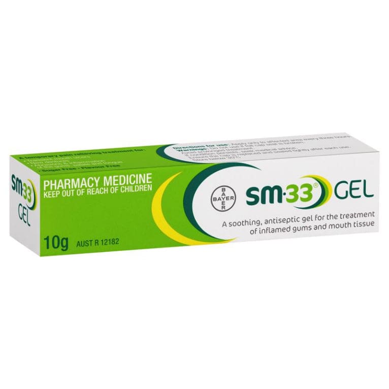 SM-33 Gel 10g Tube front image on Livehealthy HK imported from Australia