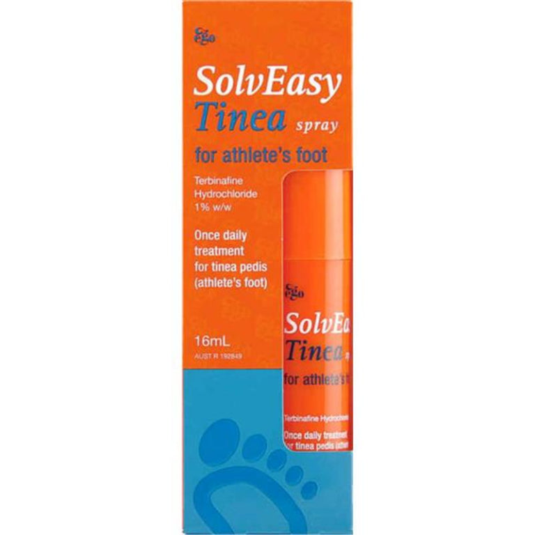 Solveasy Tinea Spray For Athlete's Foot 16mL front image on Livehealthy HK imported from Australia