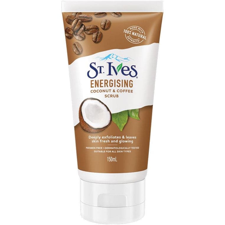 St Ives Scrub Coconut & Coffee 150ml front image on Livehealthy HK imported from Australia