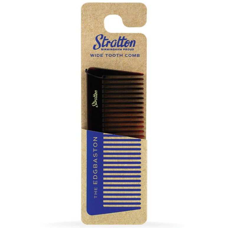 Stratton The Edgbaston Wide Tooth Comb front image on Livehealthy HK imported from Australia