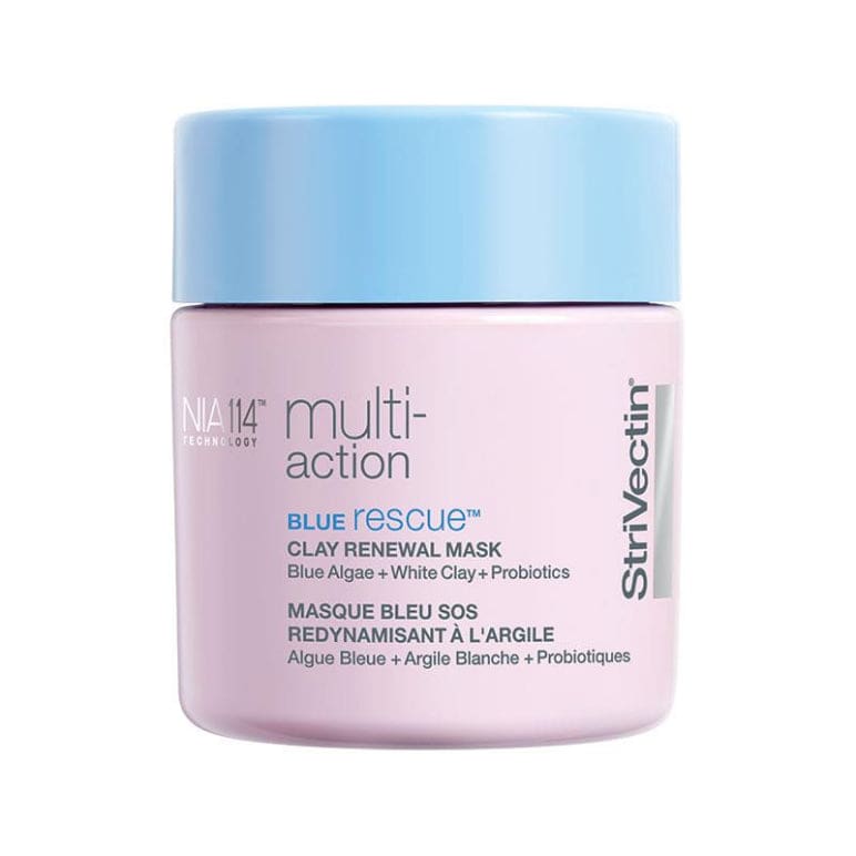 StriVectin Multi Action Blue Rescue Clay Renewal Mask 94g front image on Livehealthy HK imported from Australia