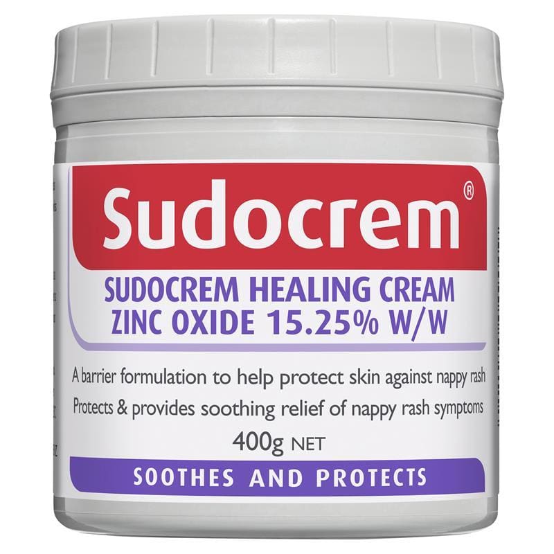 Sudocrem Baby Cream 400g for Nappy Rash front image on Livehealthy HK imported from Australia