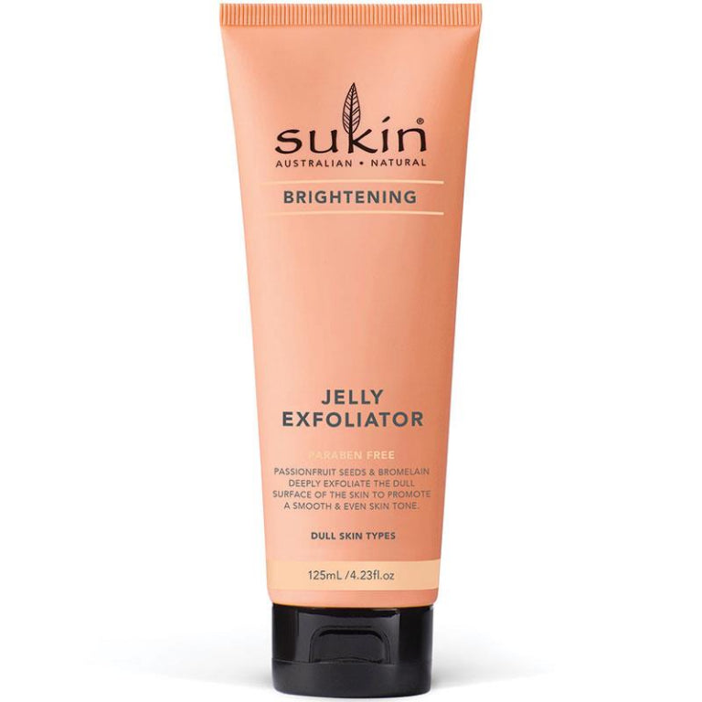 Sukin Brightening Jelly Exfoliator 125ml front image on Livehealthy HK imported from Australia