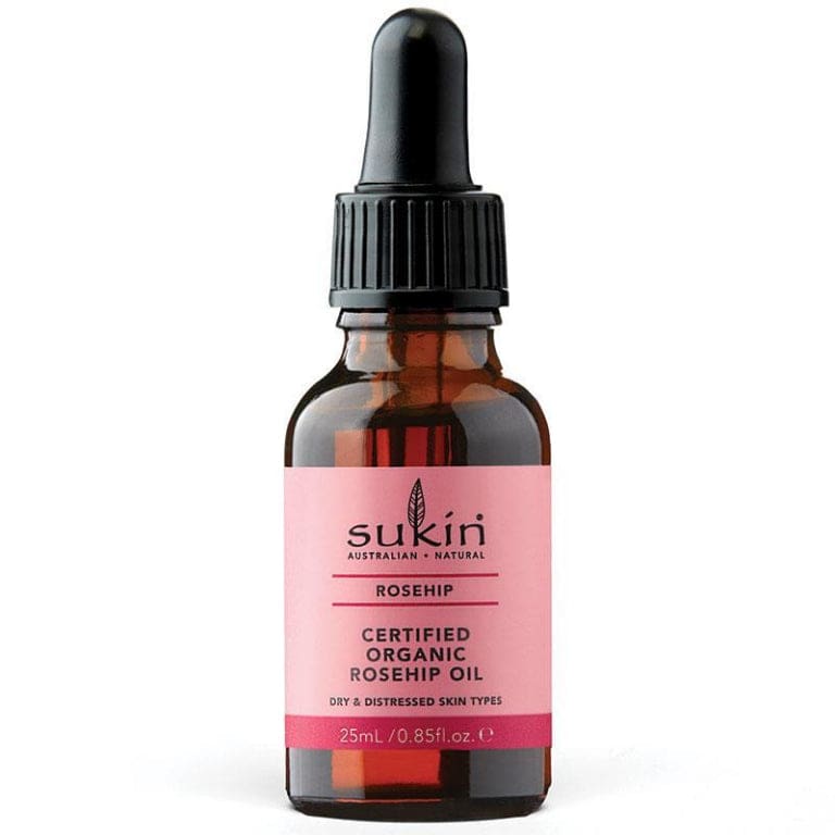 Sukin Certified Organic Rose Hip Oil 25ml front image on Livehealthy HK imported from Australia