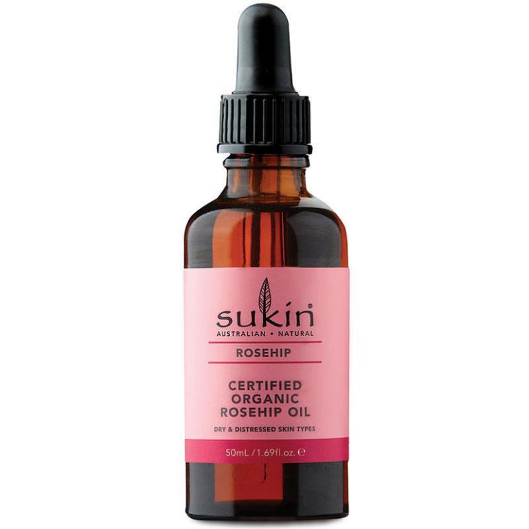 Sukin Certified Organic Rosehip Oil 50ml front image on Livehealthy HK imported from Australia