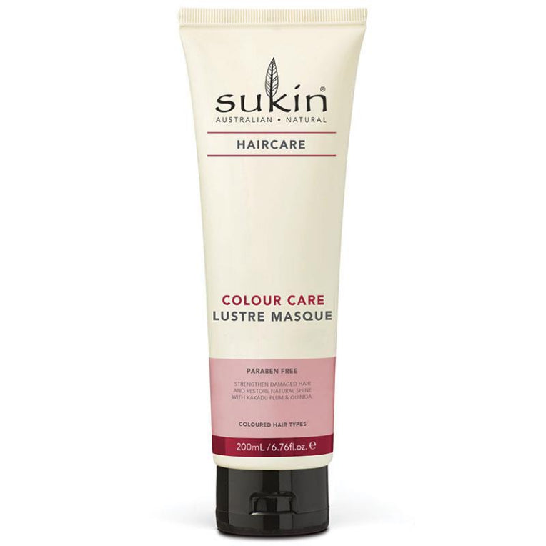 Sukin Colour Care Lustre Masque 200ml front image on Livehealthy HK imported from Australia