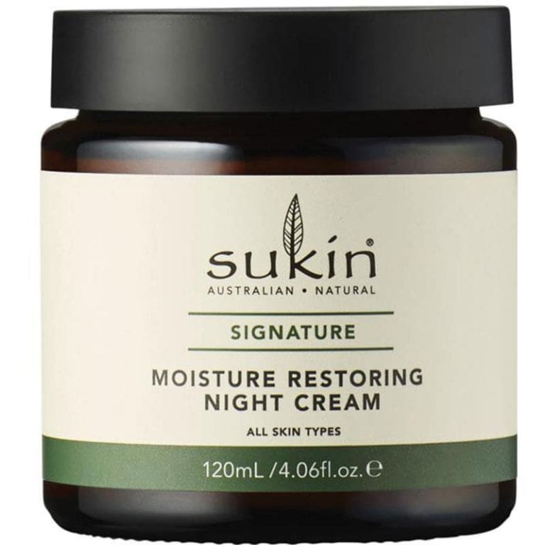 Sukin Moisture Restoring Night Cream 120ml front image on Livehealthy HK imported from Australia