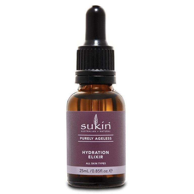 Sukin Purely Ageless Botanical Hydration Elixir 25ml front image on Livehealthy HK imported from Australia
