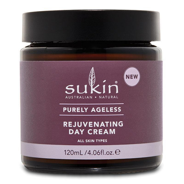 Sukin Purely Ageless Rejuvenating Day Cream 120ml front image on Livehealthy HK imported from Australia